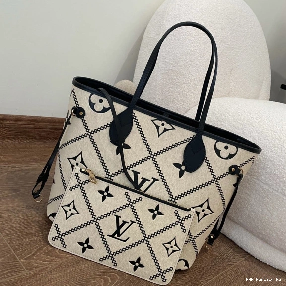 AAA Pruses Bags NEVERFULL LOUIS MM VUITTON 0806